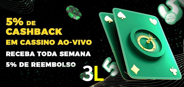 Promoções do cassino ao Vivo 3L